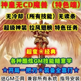 魔兽世界单机版WOW335特色翅膀日常神装所有技能无CD神皇超变版