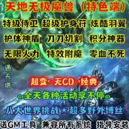 魔兽世界单机版WOW335特色技能羽翼随身宠物护身符天地无极无CD版